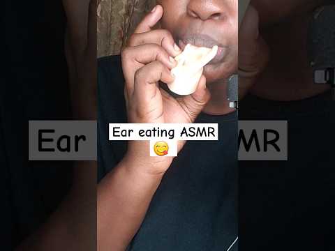 ASMR ear eating mouth sounds no talking