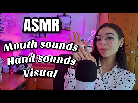 ASMR MOUTH SOUNDS + HAND SOUNDS + VISUAL!😴 | ASMR en español para dormir profundo | Pandasmr