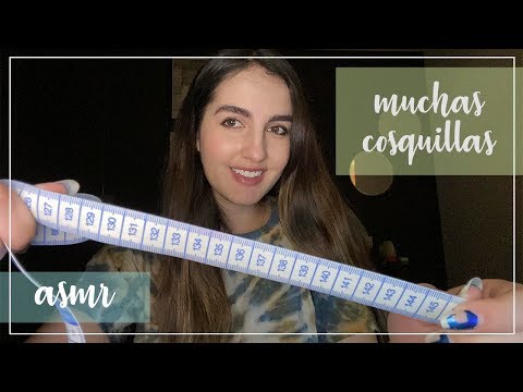 ASMR en español - Midiendo tu CARITA! (visuales y mouth sounds)