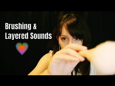 ⭐ASMR Brushing Away Your Anxiety and Stress to Make you Fall Asleep - (Layered Sounds, Soft Spoken)