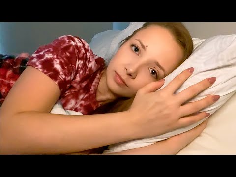 ASMR Cozy Triggers In Bed  (lets fall asleep together :)