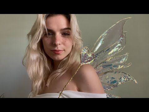 personal attention asmr | fairy friend takes care of you, tongue clicking, ramble*halloween special*