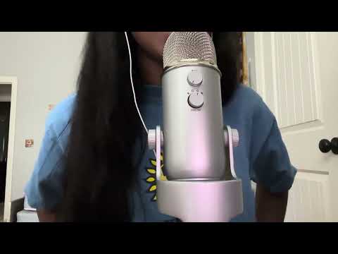 ASMR whisper ramble (cupped whispering, mouth sounds, and hand sounds)