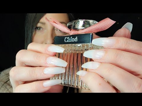 ASMR Aggressive Textured Glass Scratching | No Talking | Long Nails