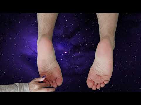 ASMR | Relaxing finger tickling and foot massage