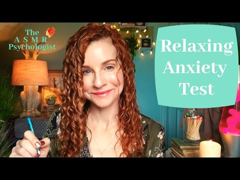 ASMR Psychologist Roleplay: Relaxing Test For Anxiety (Soft Spoken)