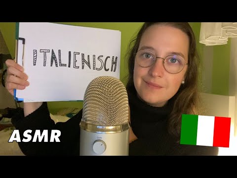 ASMR Italienisch Lehrer Roleplay 🇮🇹 - german/deutsch | Jasmin ASMR