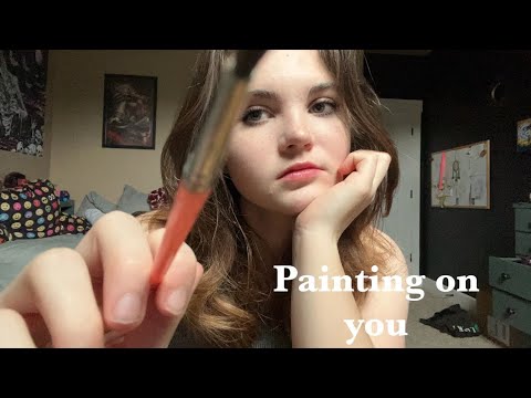 Painting on you ASMR ￼