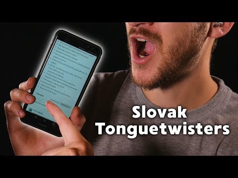 Slovak Tonguetwisters, Slovenské jazykolamy ASMR - whispered -