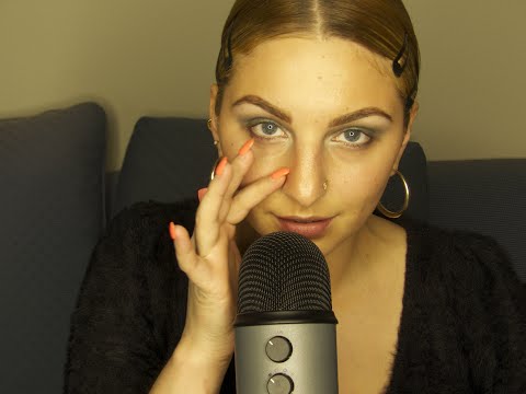 ASMR Touching My Face With CLEAN Hands