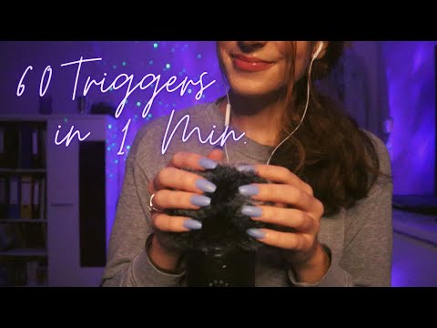 ASMR | 60 Triggers in 60 Seconds (Collab with MellowMaddy ASMR)