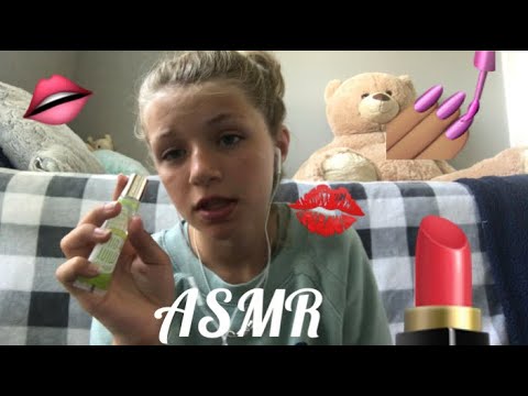 ASMR roleplay mean sister does your makeup 💋✨
