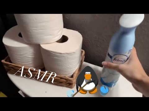 ASMR Cleaning! (Soap sounds, Tapping, Sweeping) 🧼 🧹  NO TALKING