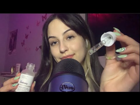 ASMR SKINCARE ROUTINE | TAPPING, WHISPER, PERSONAL ATTENTION
