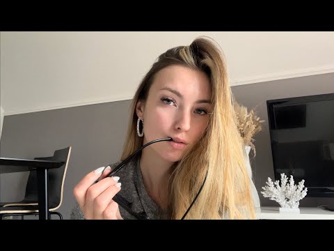 ASMR trying SOFT SPOKEN again👀 (close-up, tapping, scratching)