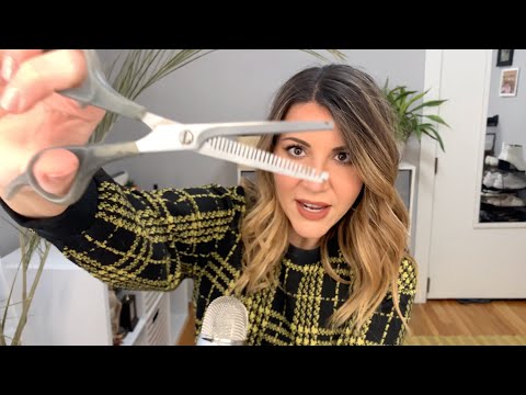 Just a classic ASMR Haircut 💇 Brushing | Scissors | Styling