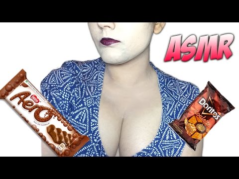 ASMR Eating Sounds / Roulette Doritos & Aero Chocolate Bar