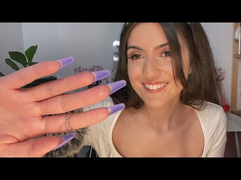 ASMR *getting something out of your eye* with hand movements