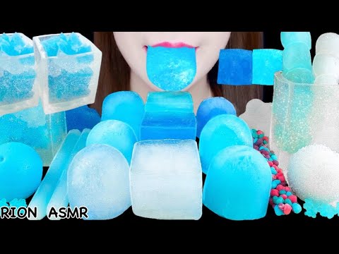 【ASMR】ICE PARTY🧊 ICE,SHERBET,FROZEN JELLY,FROZEN WAX CANDY MUKBANG 먹방 EATING SOUNDS NO TALKING