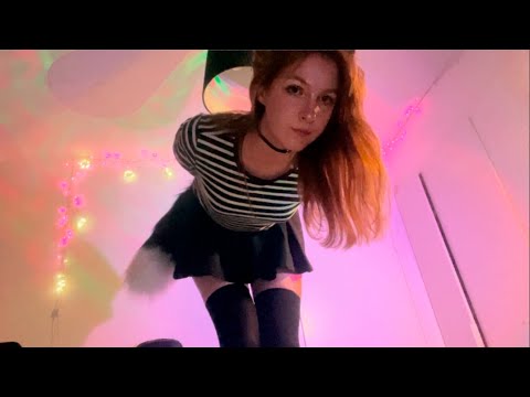 ASMR Giant Cat Girl from Giant World takes care of you. Roleplay. Love story❤️
