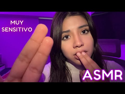ASMR ESPAÑOL / TE MAQUILLO CON LOS D3DOS + asmr muy CERCA AL MICRO (m0uth sounds s3nsibl3s)