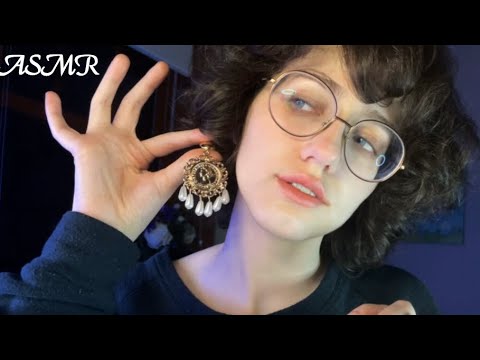 Putting on Noisy Jewelry ASMR 💍 Relaxing Tapping and Clinking of Metals with Whispers~