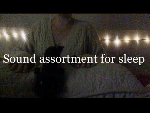 [ASMR] Sleepy Sound Assortment- Tapping/scratching on glass, fabric, skin, books, etc. (NO TALKING)