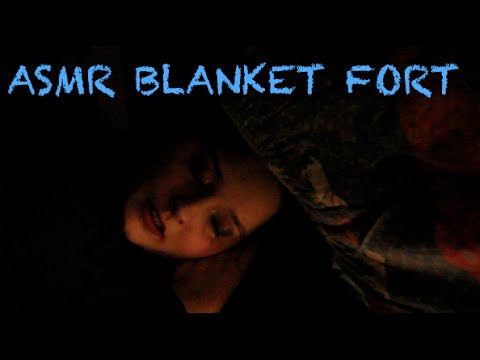 ASMR Blanket Fort || Pillow and Fabric Sounds