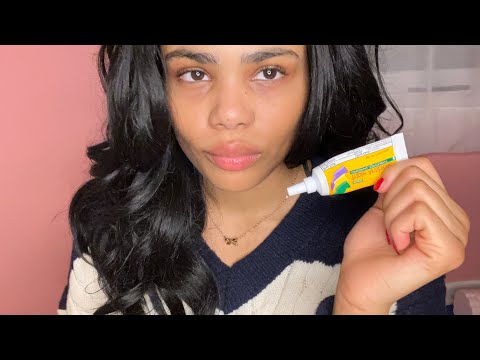 ASMR | YOU GOT INTO A FIGHT (fixing your face, personal attention)