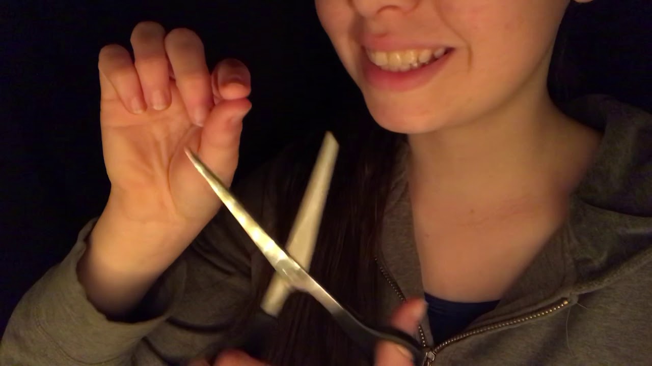 ASMR: Plucking and Snipping (with Layered Mouth Sounds)