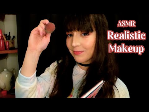 ⭐ASMR Realistic Makeup for your Date! (Binaural Layered Sounds, Soft Spoken Roleplay)