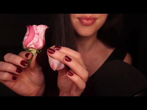 ASMR Plucking Rose Petals 🌹 Soft Spoken + Whisper