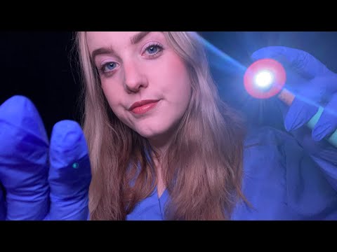 ASMR | Doctor Checkup & Ear Cleaning [Light Triggers]