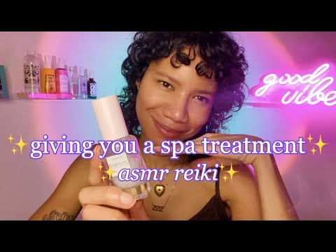 Giving You a Facial & Pampering You Until You're Stress-Free | ASMR Reiki for Self-Care & Tingles