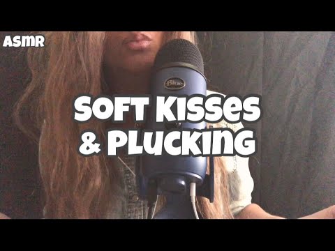 💋 Soft Kisses and Plucking ASMR (Hand Movements, No Talking) 💋
