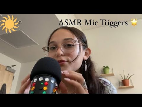 ASMR- Assorted mic triggers (tapping, scratching and mouth sounds)
