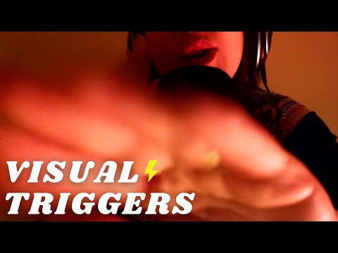 ASMR - Repeating my intro | hand movements, finger fluttering, tongue fluttering, visual triggers ✨