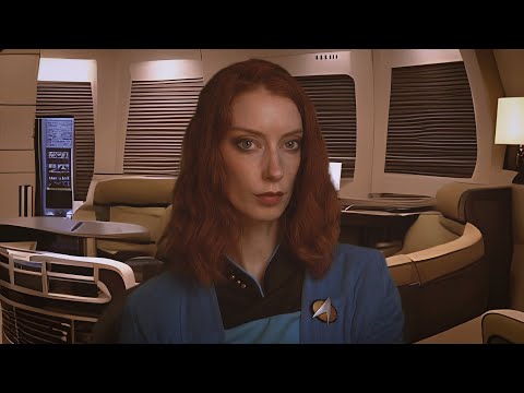 ASMR Star Trek 💙 Dr. Crusher Sci-Fi Cranial Nerve Exam Roleplay |  Spaceship Ambience