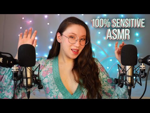 ASMR at ✨ 100% ✨ Sensitivity! 😴 Unintelligible Whispers & LOTS of Mouth Sounds