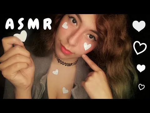 ASMR SPANISH ❤️ STICKERS ON MICROPHONE EXTREMELY RELAX STICKY SOUNDS & WHISPERS TO SLEEP 💟