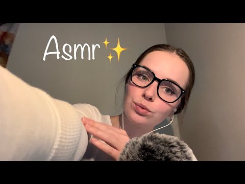 Asmr😴🌙✨fabric sounds, fast tapping, mouth sounds