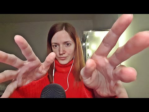 ASMR finger fluttering, tongue clicking, glove sounds, face tapping,... - Patreon Trigger November