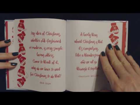 ASMR | Reading Christmas Quotes (Whisper)