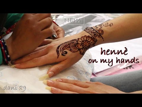 💋 NEW! ◕ Making hennè tattoo on my hands ✼ ◇ ☆ (no asmr) ✷