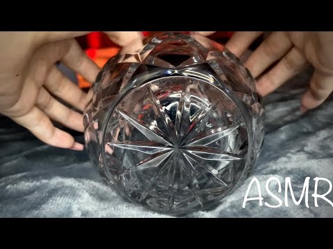 ASMR | Textured Glass Tapping & Scratching | 1 Hour (No Talking)