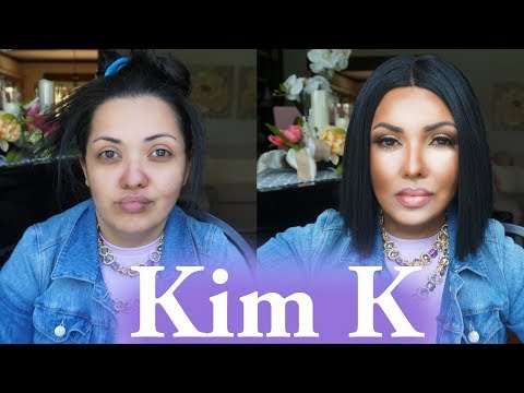 ASMR Doing OUR Kim Kardashian Makeup look #KKW  #Transformation