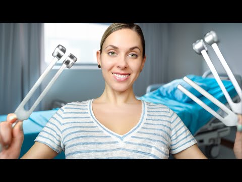 ASMR 3h Tuning Fork exam ONLY, for Sleep and Relaxation with RAIN
