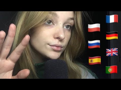 ASMR: Triggers WORDS in 7 languages (🇷🇺🇬🇧🇪🇸🇩🇪🇵🇹🇫🇷🇵🇱)