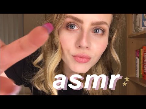 ASMR Up Close Personal Attention| Face touching w/ LONG NAILS