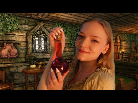 Our new Homestead 🌿 Skyrim ASMR Roleplay (tapping + scratching various items)